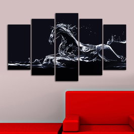 Wallity Pintura Decorativa MDF 5PMDF-4 Multicolor